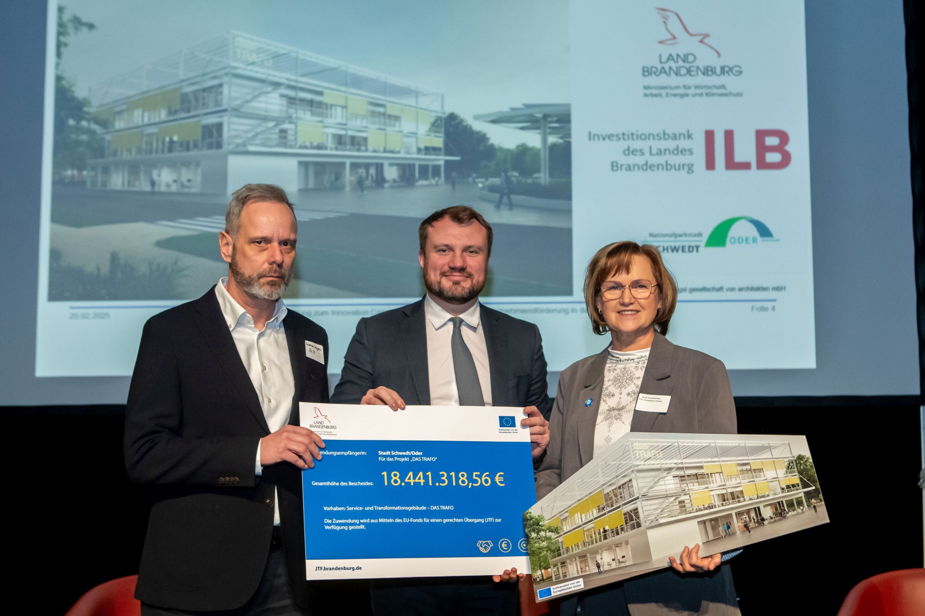 New Innovation Campus and support for SMEs in Schwedt/Oder, Germany, thanks to the Just Transition Fund (JTF)