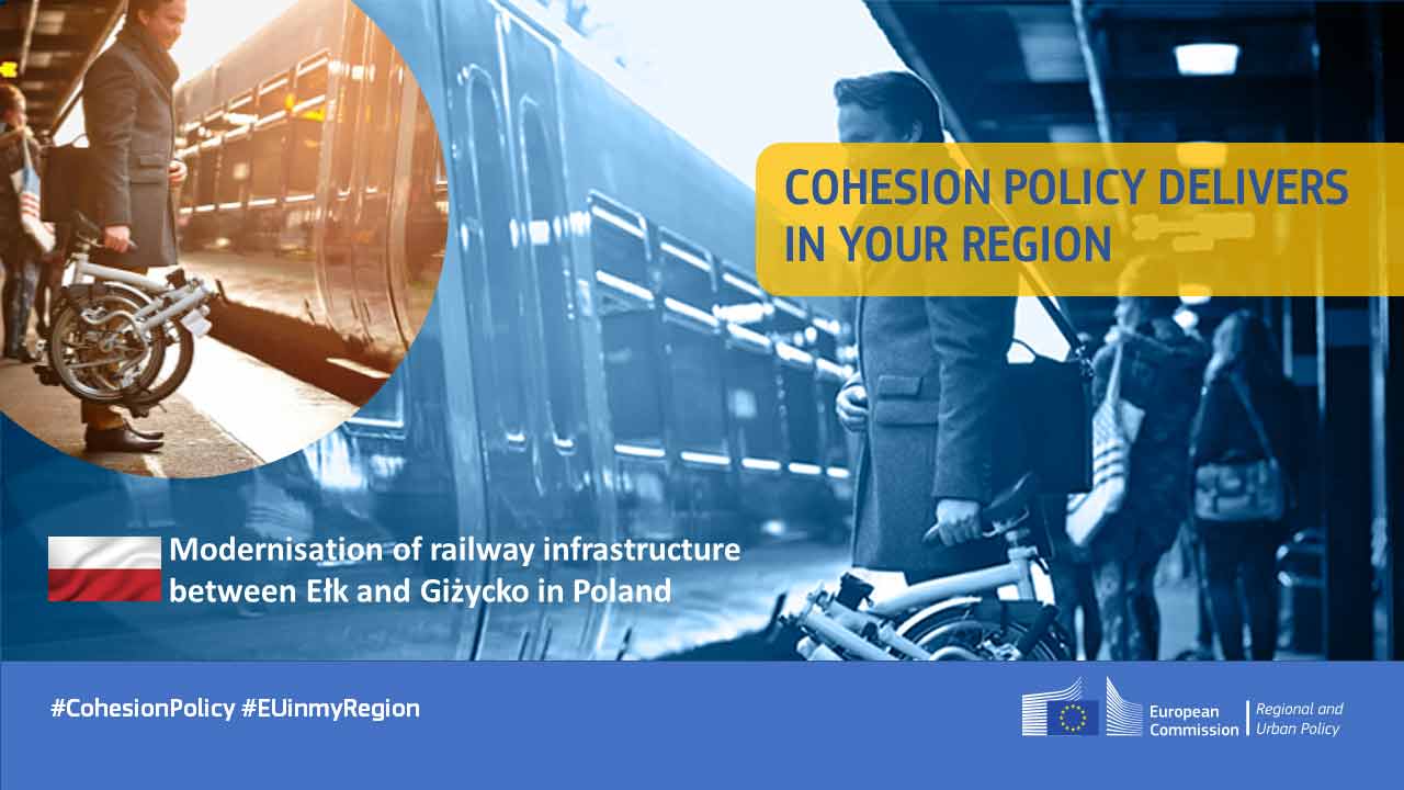 EU Cohesion Policy: Over €145 million to modernise railway infrastructure in Polish regions