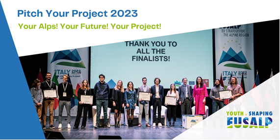 PITCH YOUR PROJECT 2023:  Youth project competition for the sustainable development of the Alpine region is now open!