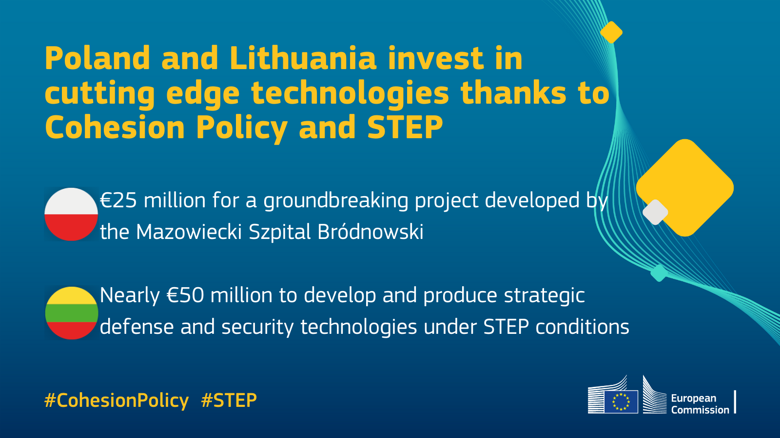 Poland and Lithuania invest in cutting edge technologies thanks to Cohesion Policy and the Strategic Technologies for Europe Platform