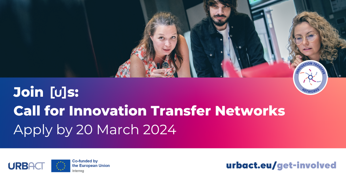 Apply to the Call for Innovation Transfer Networks from 10 January to 20 March 2024!