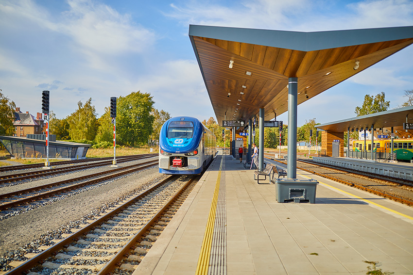 Image represent the project Modernisation of the railway station Česká Lípa