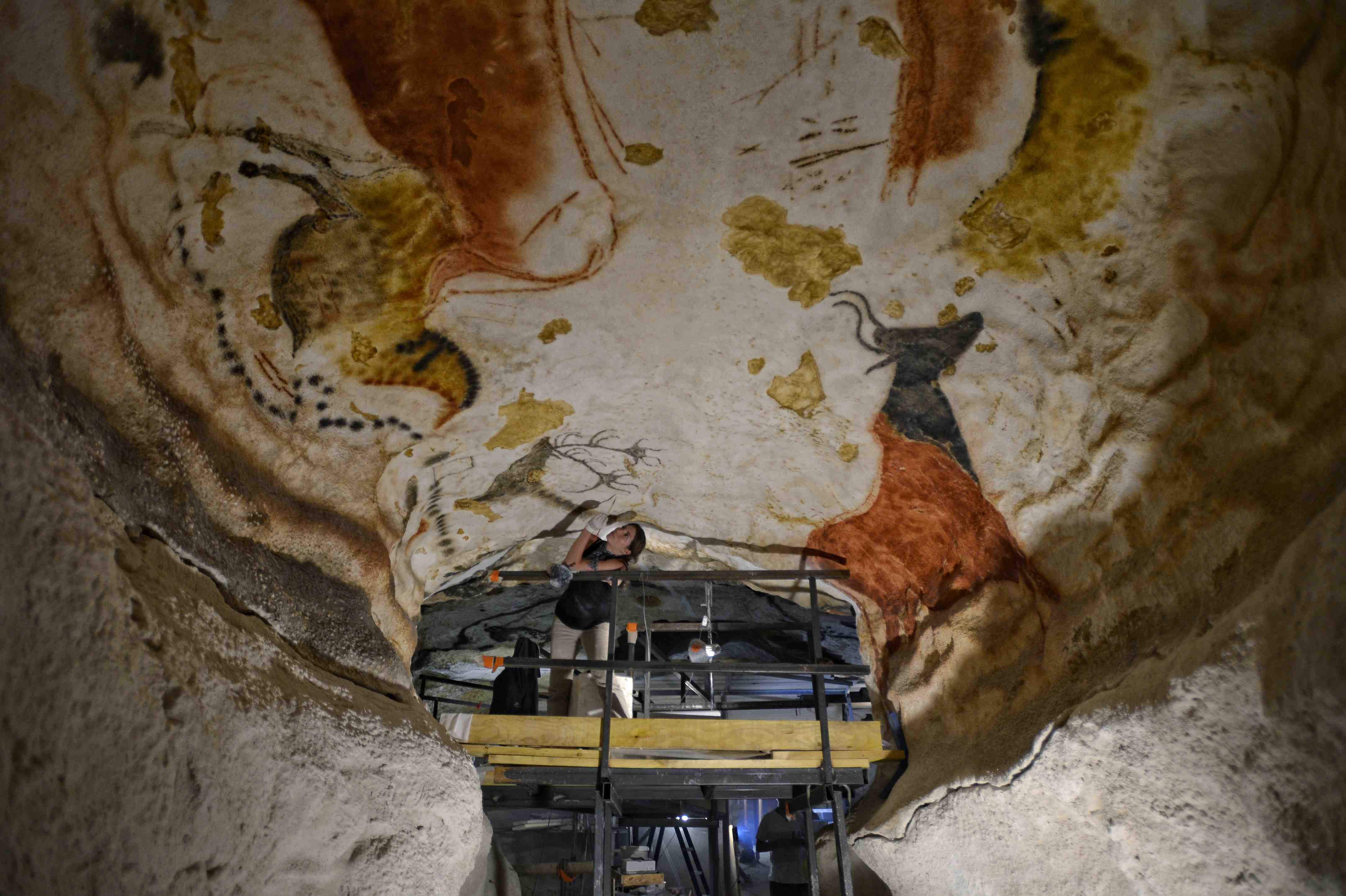 With the Lascaux 4 copy, artists have perfectly reproduced the Lascaux cave ©Département 24 D Nidos