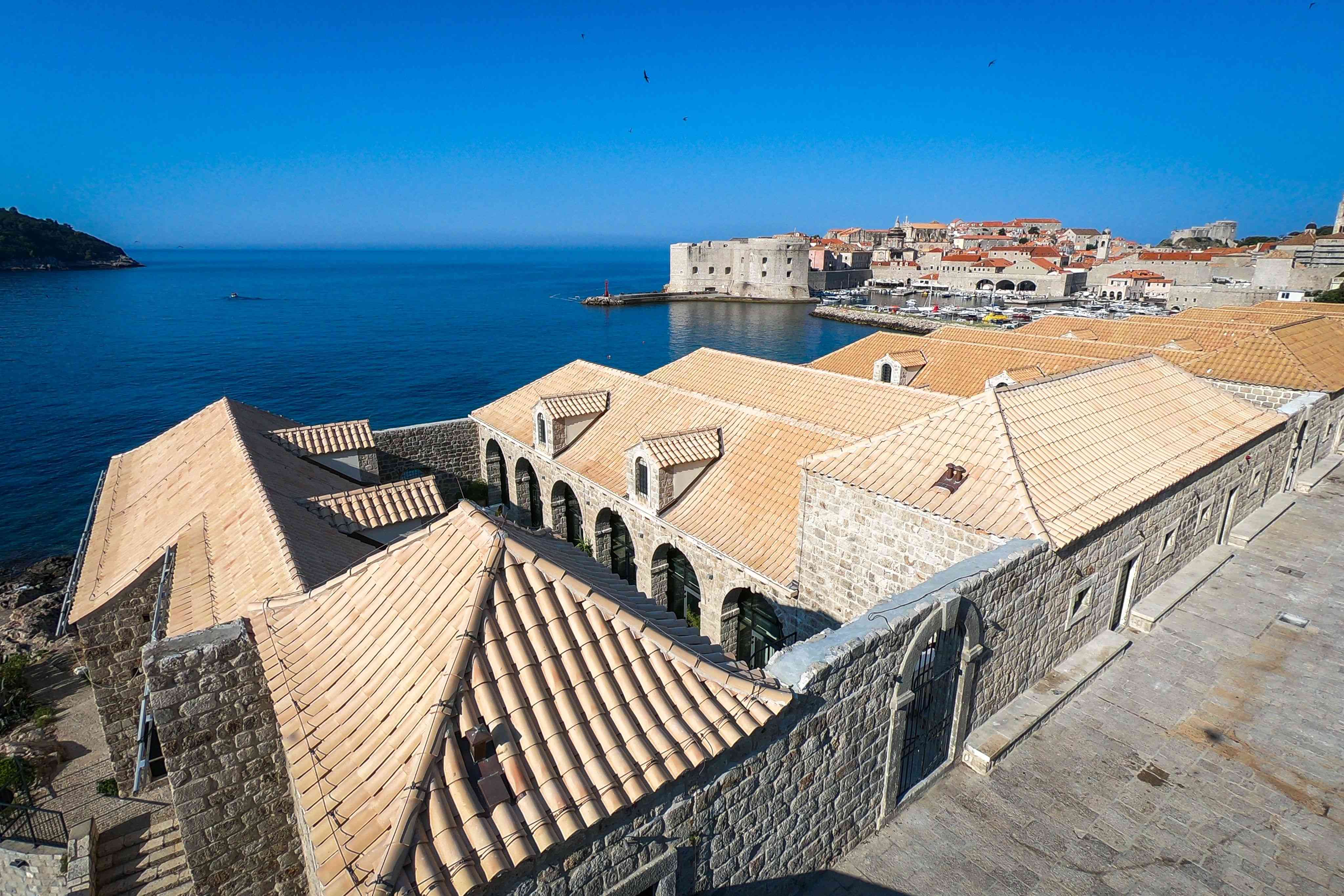 The Lazareti complex overlooking Dubrovnik’s harbour and old city ©Foto Nomad (2019)