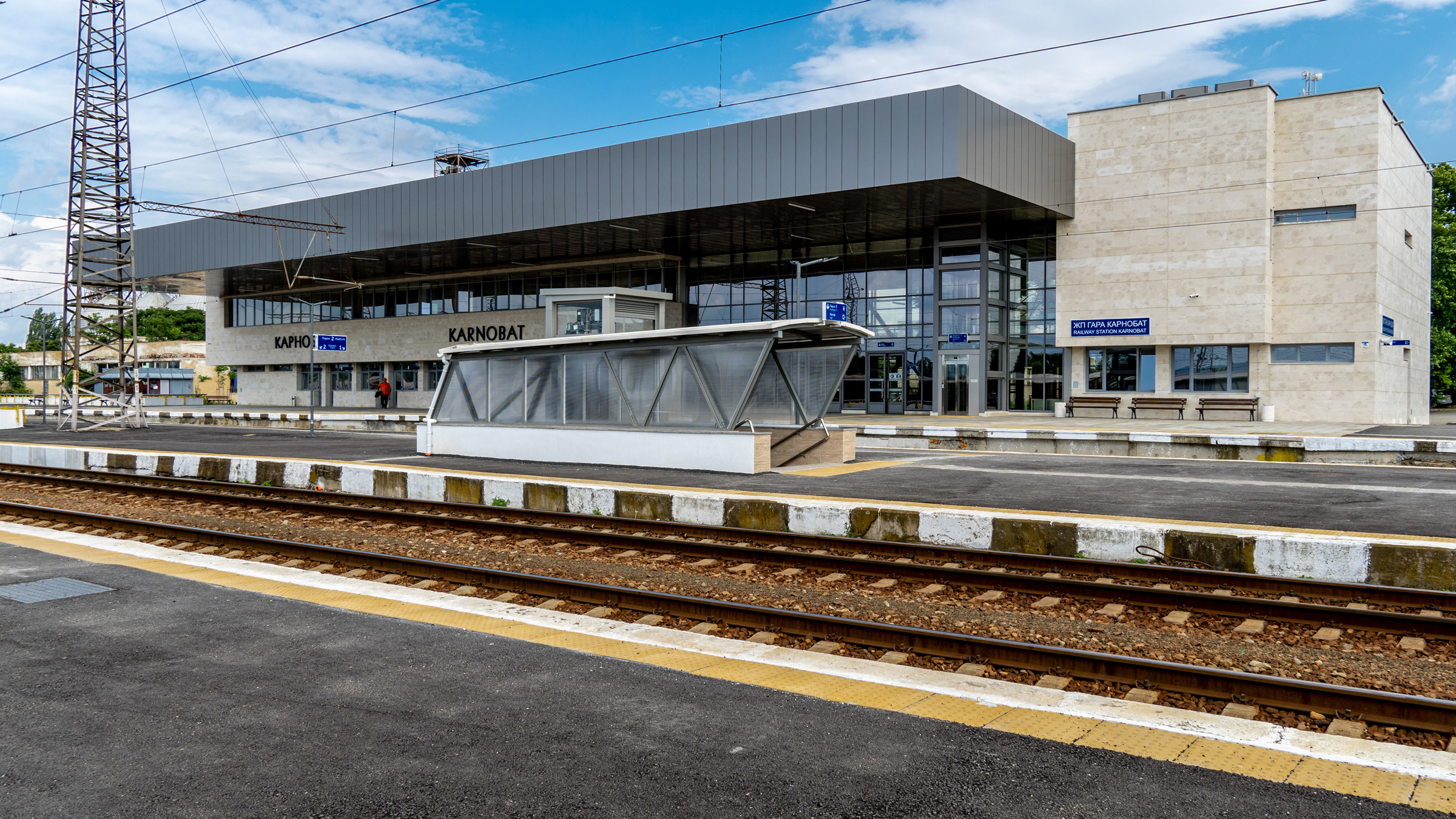 Image represent the project Rekonštrukcia komplexu stanice Karnobat
