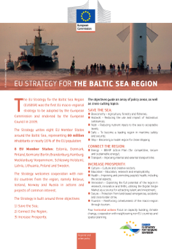 Factsheet - EU Strategy for the Baltic Sea Region