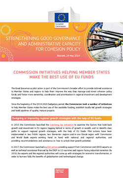 Commission initiatives helping Member States make the best use of EU funds