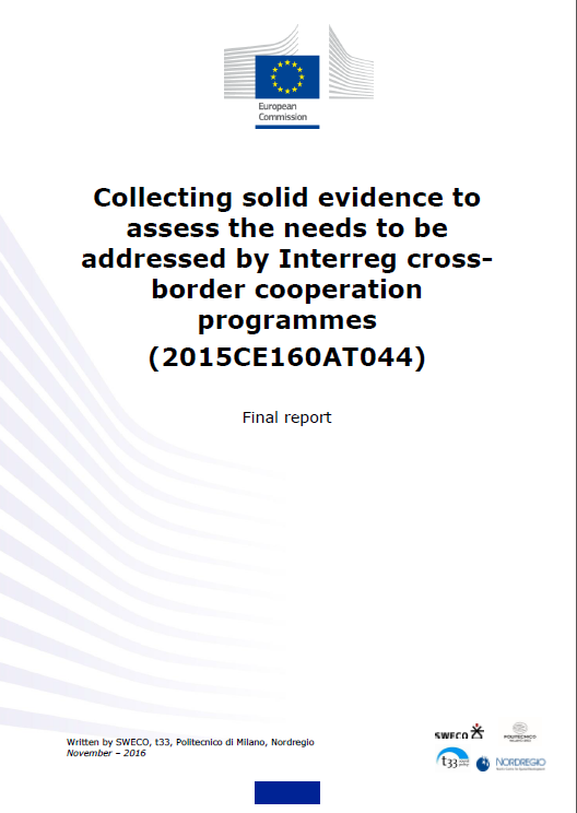Collecting solid evidence to assess the needs to be addressed by Interreg cross-border cooperation programmes