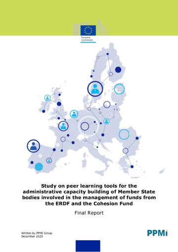 Study on peer learning tools for the administrative capacity building in the management of ERDF and the Cohesion Fund