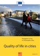 Quality of life in cities - Perception survey in 79 European cities