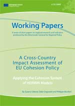A Cross-Country Impact Assessment of EU Cohesion Policy - Applying the Cohesion System of HERMIN Models