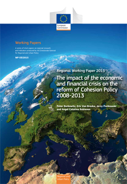 The impact of the economic and financial crisis on the reform of Cohesion Policy 2008-2013