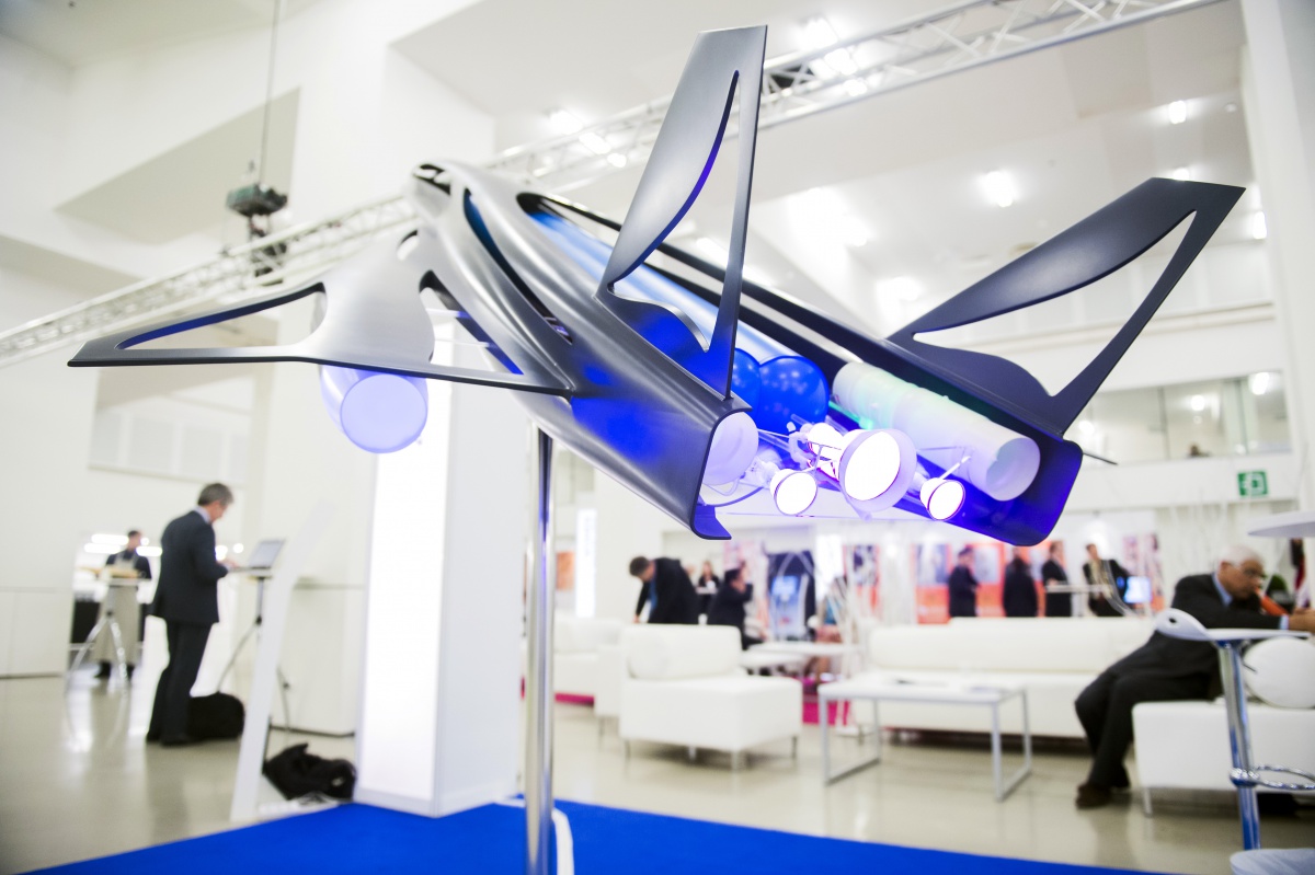 The Innovation Convention included an exhibition of new technology which has resulted from EU research funding, such as the ZHEST model of a supersonic jet that could fly from Europe to Japan in less than three hours.