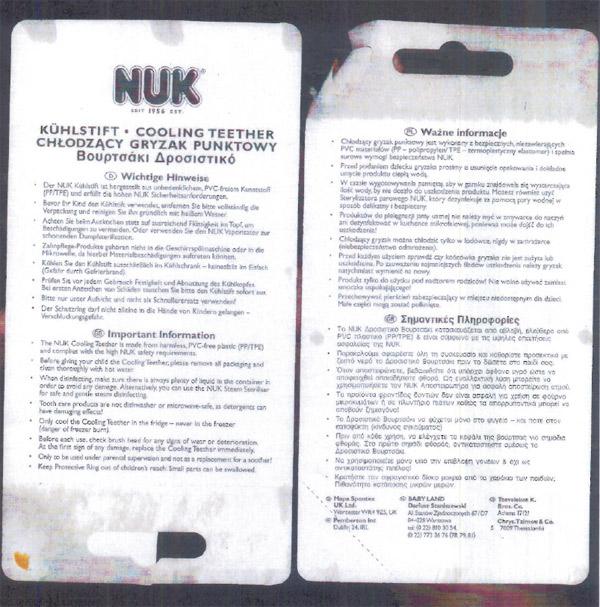 Dentición – Enfriador dentición 