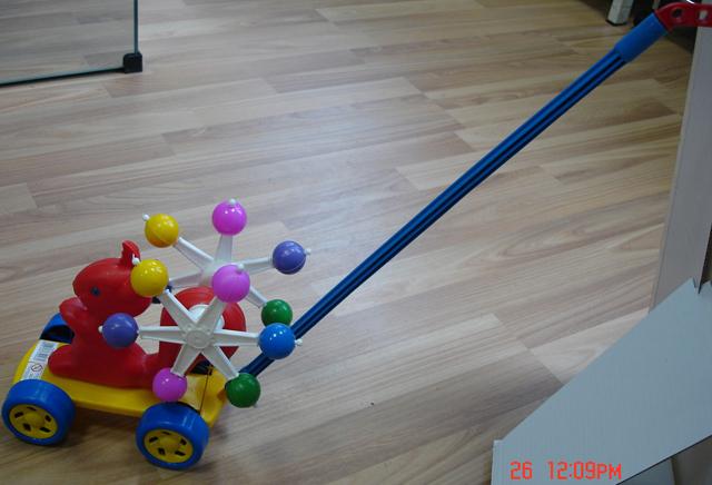 Photo of recalled product: Plastic push toy - Wiewiorka