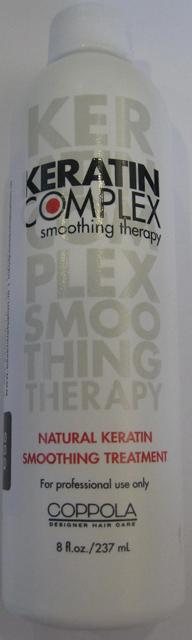 Photo of recalled product: Hair treatment – Keratin Complex Smoothing Therapy