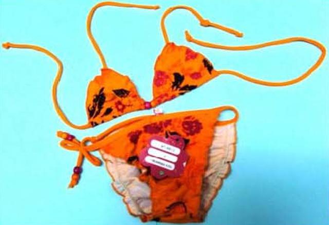 Photo of recalled product: Girl's bikini