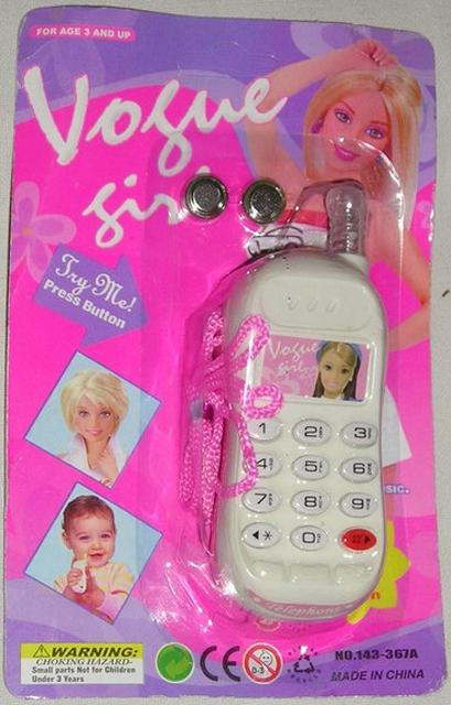 Photo of recalled product: Children’s mobile phone - Vogue Girl