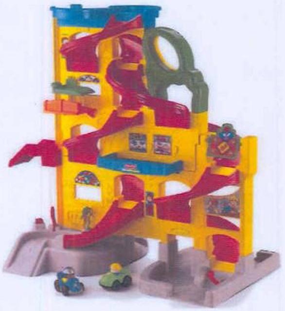 Photo of recalled product: Plastic rampway - Little People Wheelies Stand 'n Play Rampway