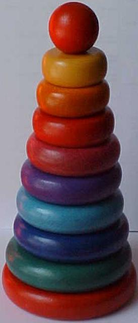Photo of recalled product: Wooden toy - Nagy torony
