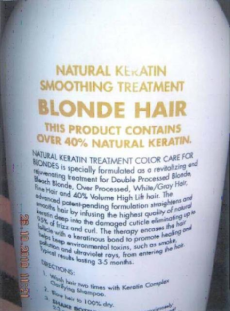 Trattamento dei capelli – Cheratina Complex Smoothing Therapy, Natural Cheratina Trattamento Lenitivo – Biondo Capelli 