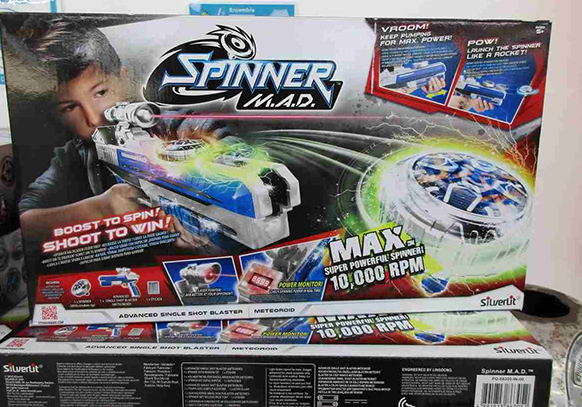 SPINNER M.A.D Single Shot Blaster – Silverlit