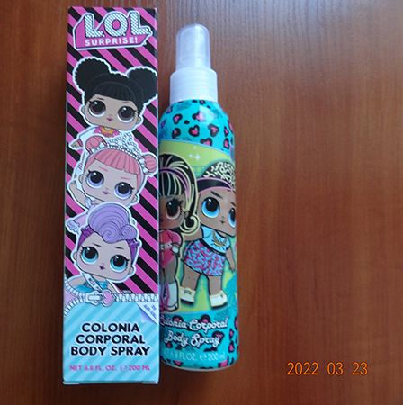 Photo of recalled product: L.O.L. Surprise! Colonia Corporal Body Spray