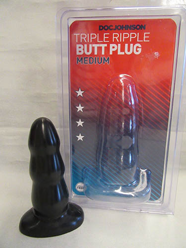 Photo of recalled product: Doc Johnson Tripple Ripple Butt Plug Black Medium		