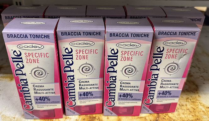 Photo of recalled product: Specific zone - braccia toniche