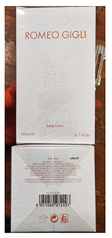 Photo of recalled product: Body lotion