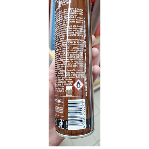 Photo of recalled product: Lacca ecofix