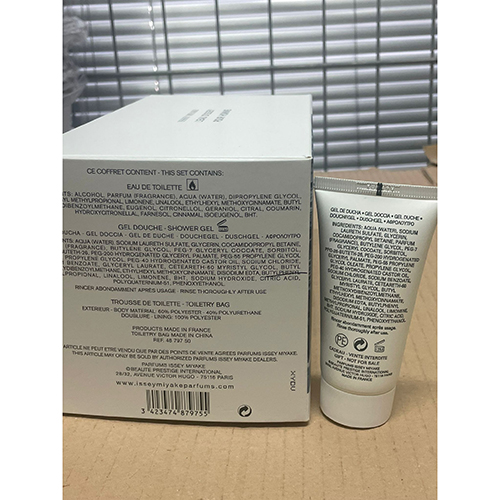 Photo of recalled product: Eau de toilette - Gel doccia