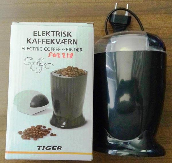 Photo of recalled product: ELEKTRISK KAFFEKVÆRN (Electric Coffee Grinder)