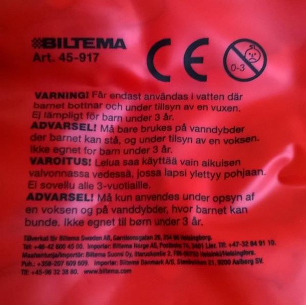 Photo of recalled product: Beach ball