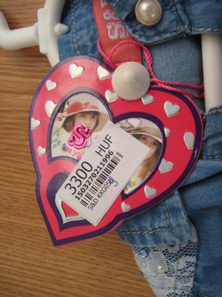 Girls' denim shirt