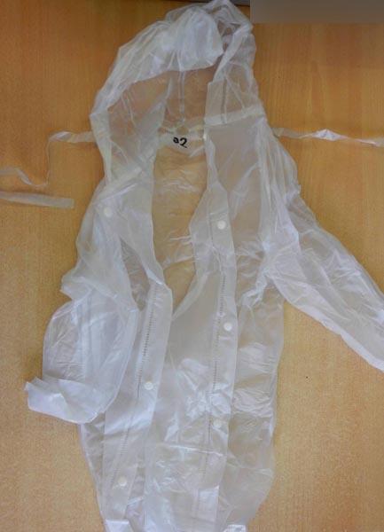 Photo of recalled product: gyermek esőköpeny  ('Children's raincoat')