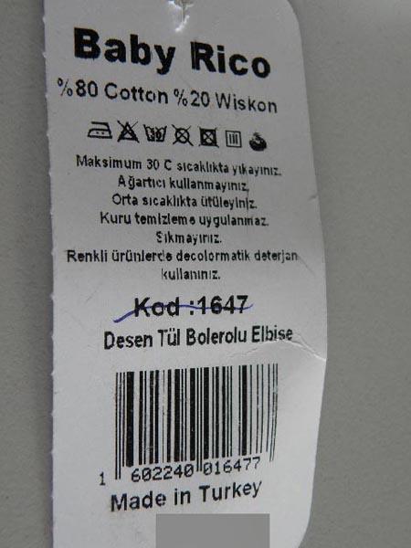 Girls' dress with bolero