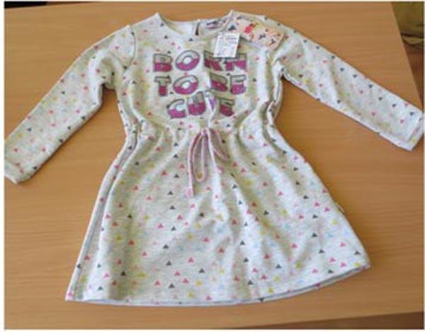 Photo of recalled product: Girls' dress