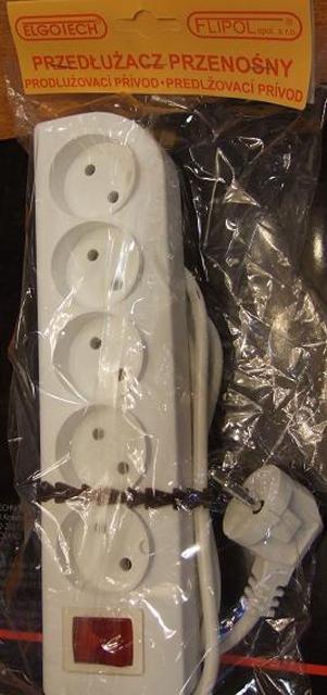 Photo of recalled product: Extension cord "Predłuźacz"