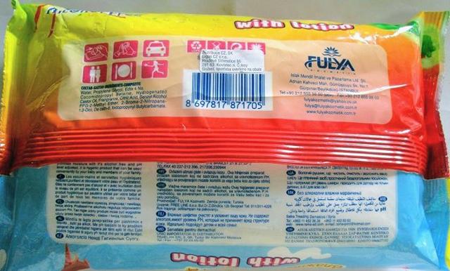 Photo of recalled product: Freshmaker kids, baby wet wipes, with lotion