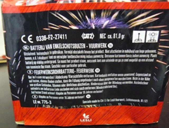 Photo of recalled product: Schitterend