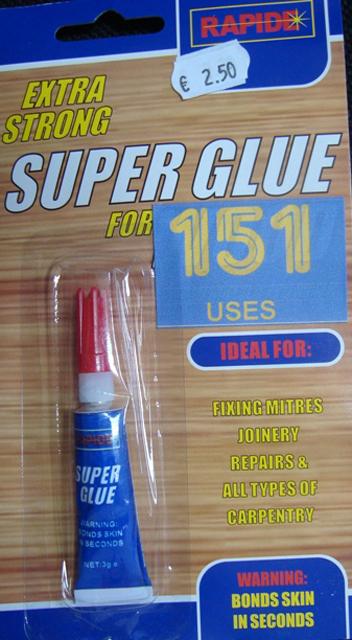 Photo of recalled product: Extra Strong Super Glue