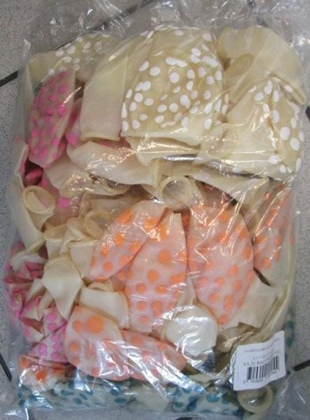 Photo of recalled product: 100 printed latex balloons