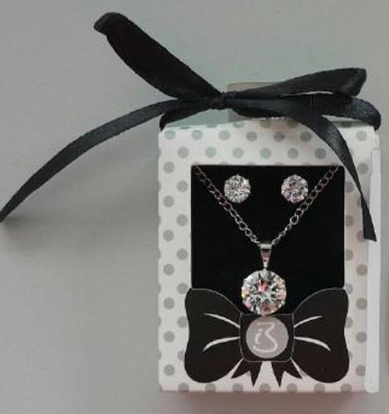 Jewellery set "zirconia"