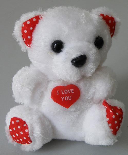 Plush bear in mug