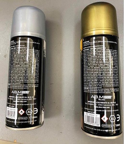 Snow glitter spray