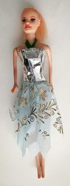 Plastic doll with accessories