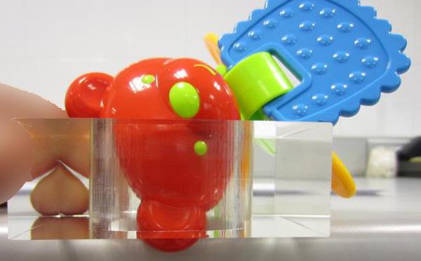 Plastic rattle toy