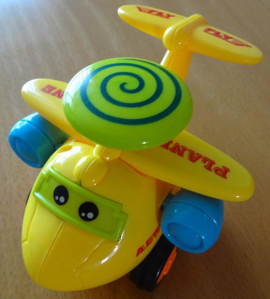 Plastic aeroplane