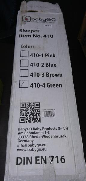 Travel cot